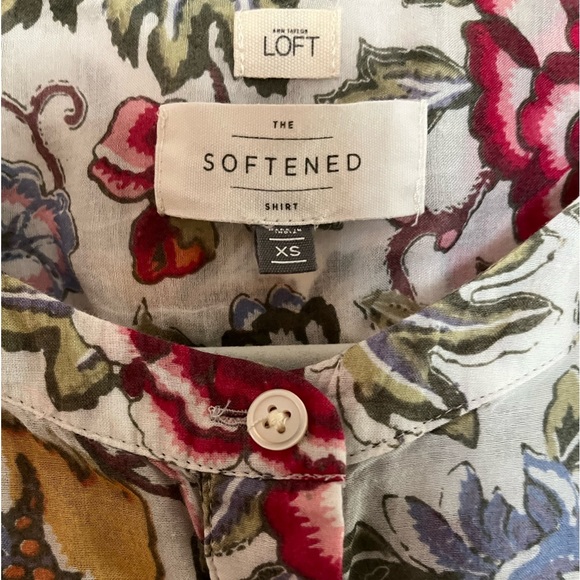 Loft/women’s blouse, size XS, bold colors - Picture 2 of 6